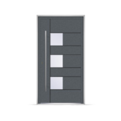 Fenster und schwarze Applikation