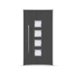 Fenster mit Edelstahl-Rahmen