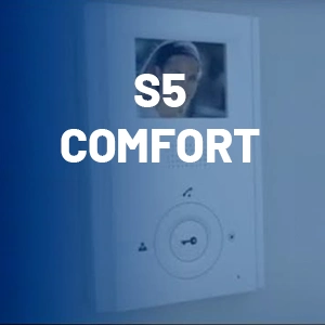 S5 Comfort - 5-fach Schloss mit E-Motor und mechanischer Selbstverriegelung. Vorgerüstet für bauseitigen Taster / Türsprecher.
