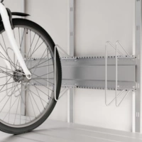 Fahrradhalter lang (96 cm, 3 Halter)
